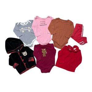 Baby Girl Winter Clothes Bundle | 6-9M | Carter’s, Garanimals and more